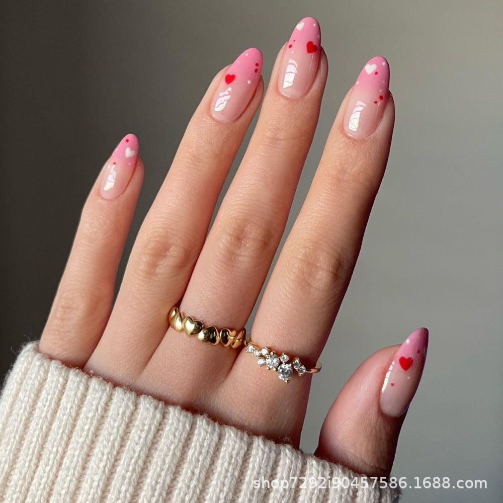 Wholesale 24 Pieces/box Press-on Nails Kits Nail Stickers ACC-NS-XingNai004