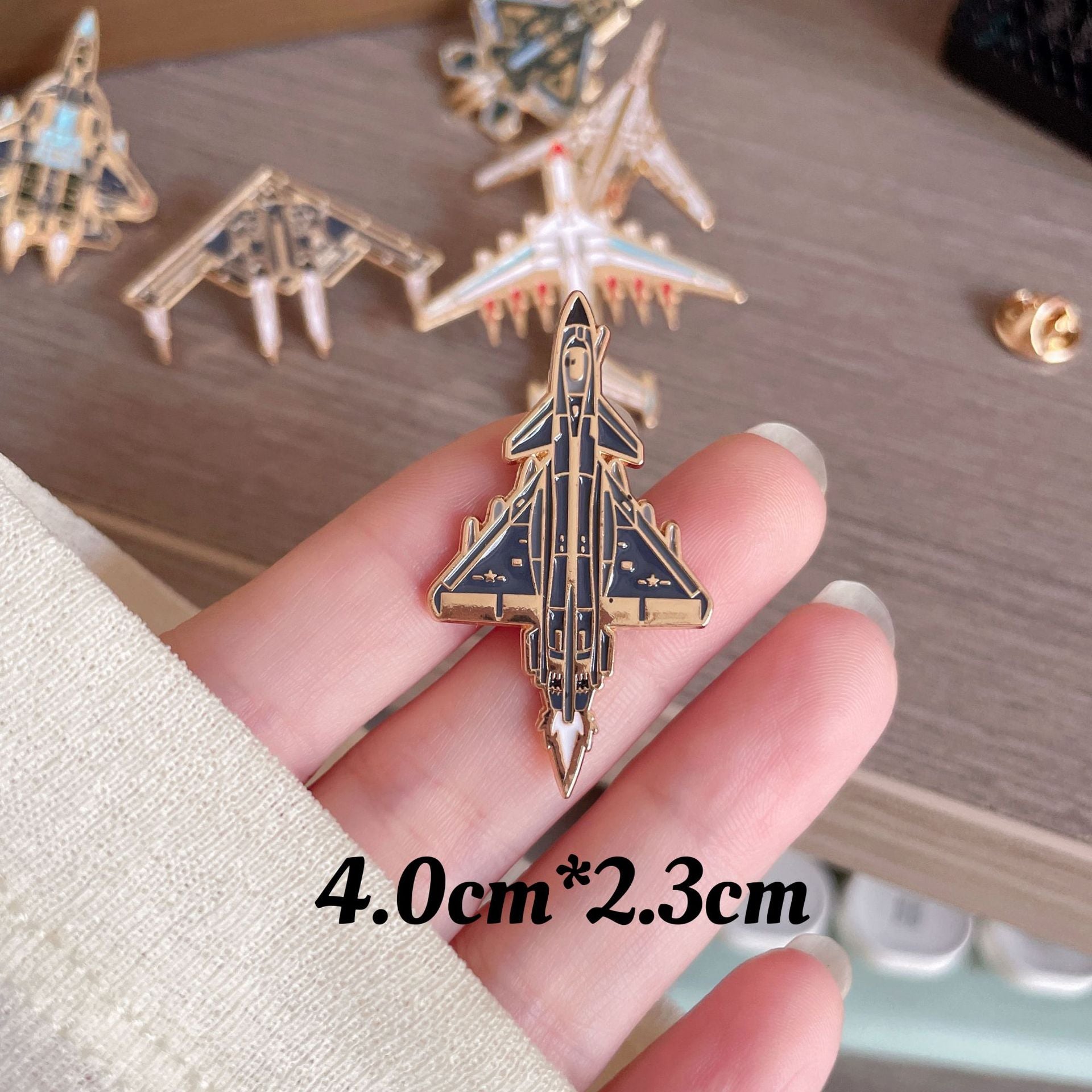 Wholesale Zhuhai Air Show aircraft Brooch