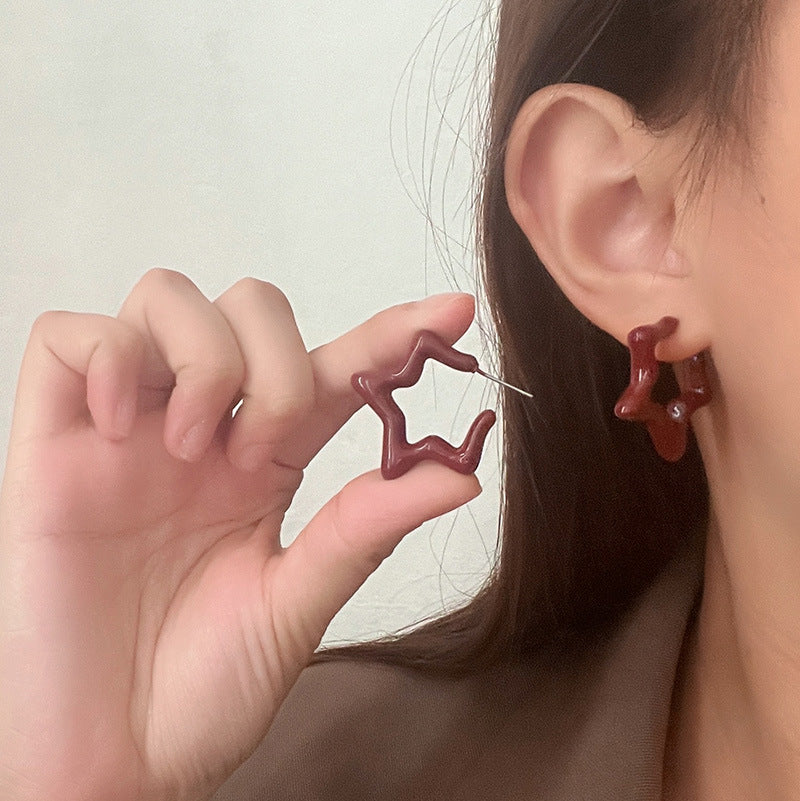 Wholesale Angra Red Earrings