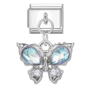 Wholesale 9mm Italian Charm Starter Bracelets DIY Bow Pendant Stainless Steel Composable Bracelet