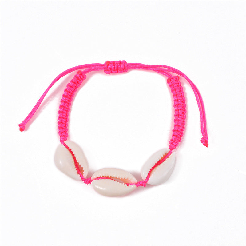 Wholesale Bohemian Natural Shell Woven Bracelet