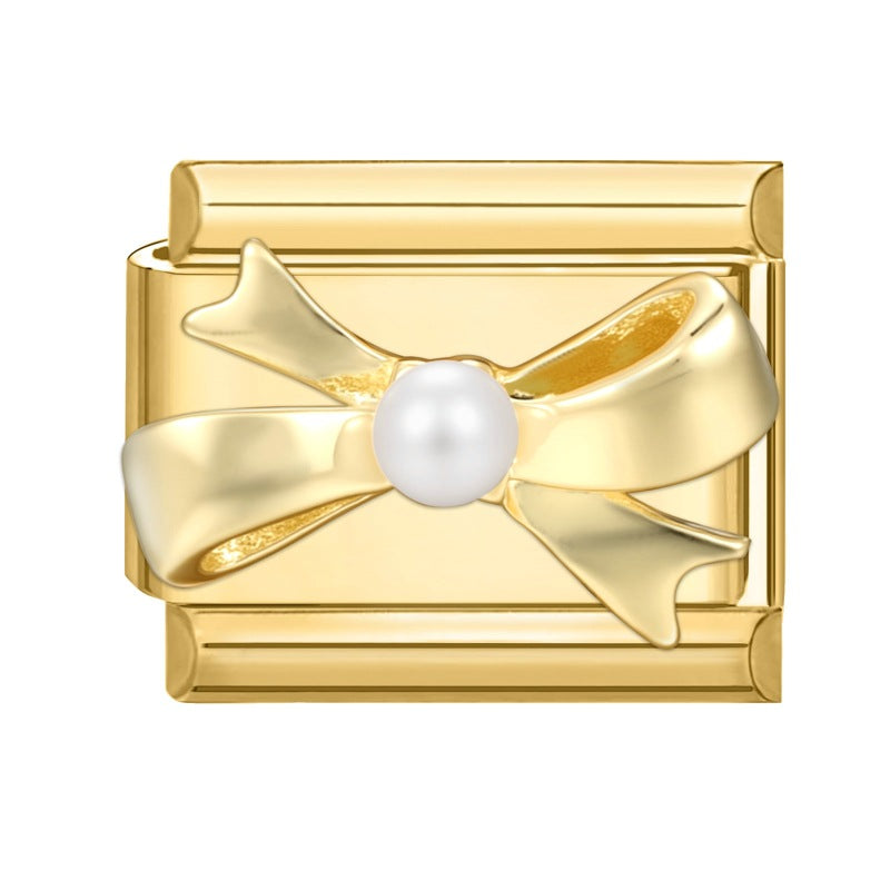 Wholesale Italian Charm Bracelet 9mm DIY Splicing Cute Creative Stainless Steel Composable Bracelet