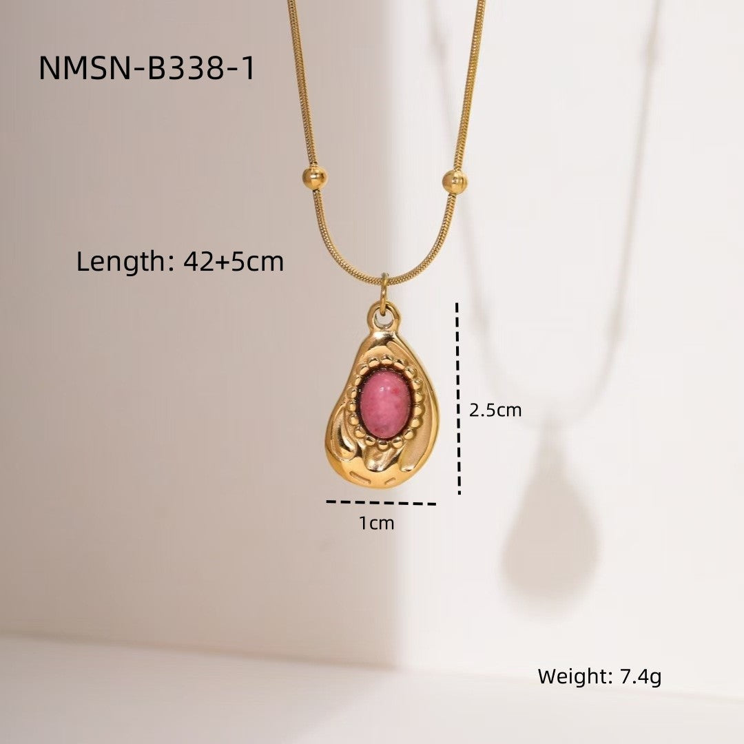 Wholesale  18K gold stainless steel necklace