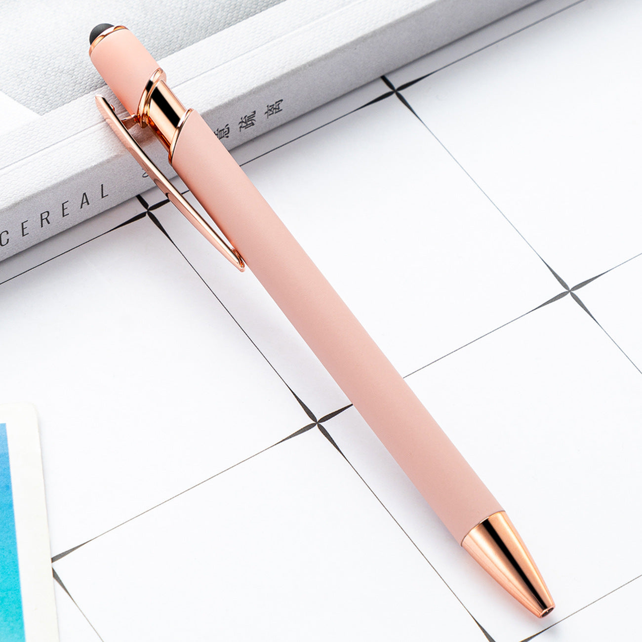 Wholesale Aluminum Rod Push Metal Medium Oil Pen Ballpoint Pens ACC-PN-HuaH049