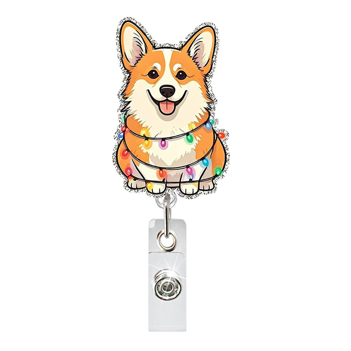 Wholesale Creative and fun pull-tab telescopic  Badge Reels