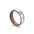 Wholesale inner ring inlaid rosewood titanium steel men's ring