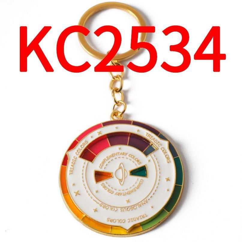 Wholesale  Hot Sale to Save Your Color Matching Problem Turntable Alloy Keychain