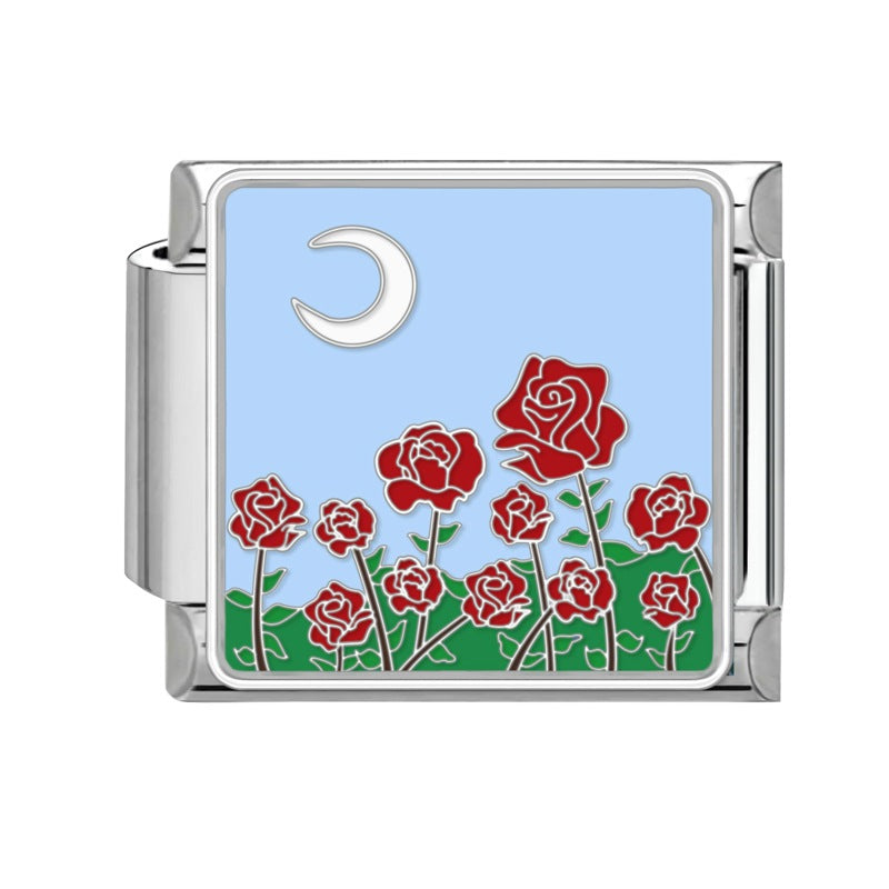 Wholesale Italian Charm Bracelet 9mm DIY Splicing Cute Creative Pendant Stainless Steel Composable Bracelet