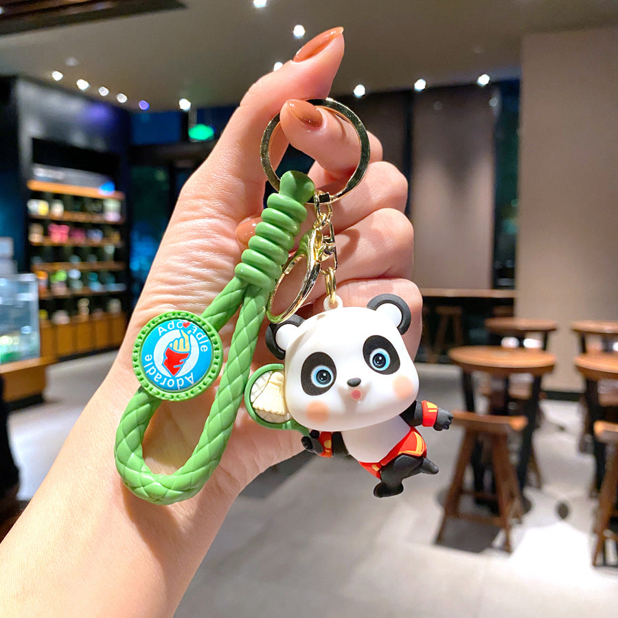 Wholesale Sports Panda Keychains Pendants ACC-KC-GongZ025