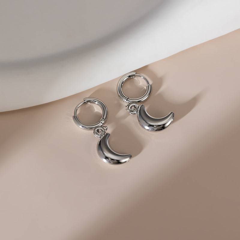 Wholesale Electroplated Stainless Steel Shell Earrings - Boutique Resale Jewelry