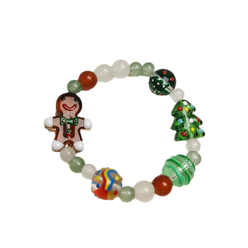 Wholesale Christmas Colorfulful Beaded Bracelet