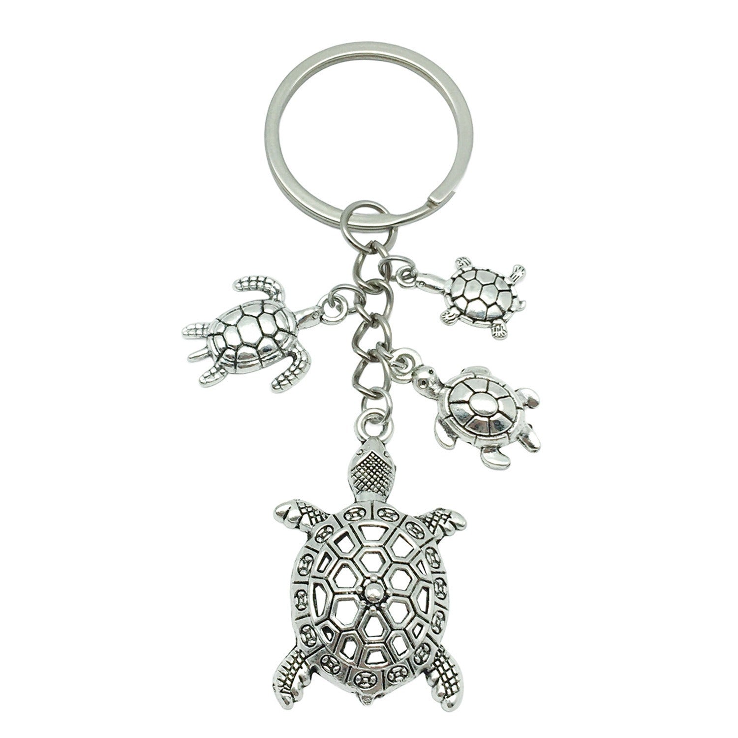 Wholesale Trendy Glowing Seashell Keychain Cute Starfish And Conch Charm For Couples Car Key Accessory Gift