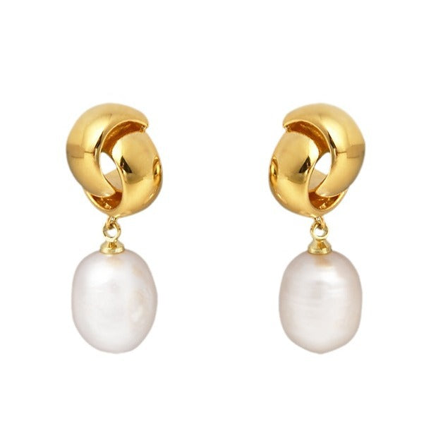 Wholesale  Baroque Special-Shaped Pearl Earrings