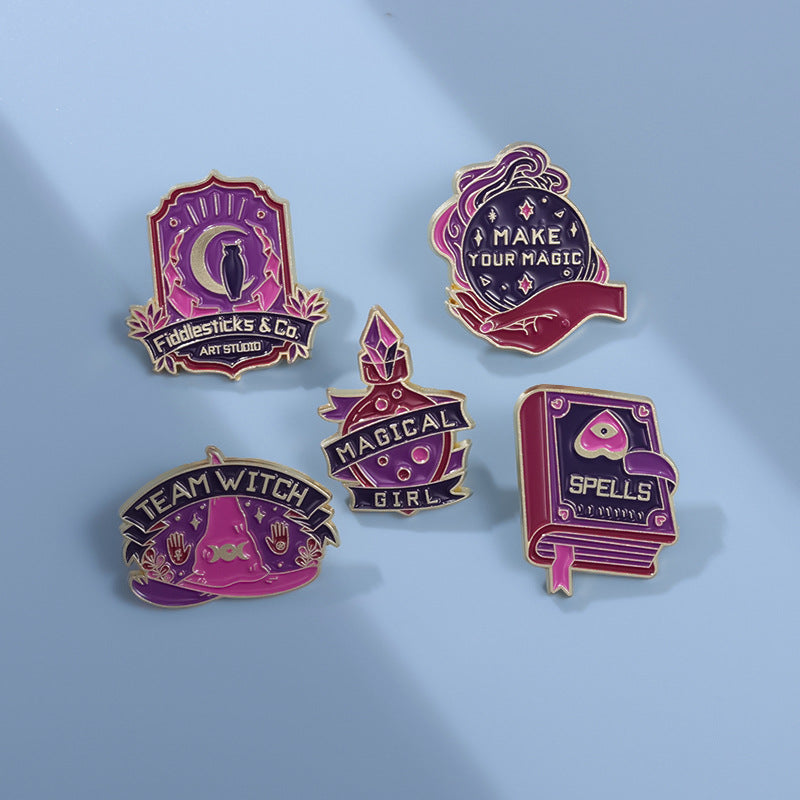 Wholesale Metal Badge Brooches Commemorative Badges Lapel Pins ACC-BCH-QiHe001