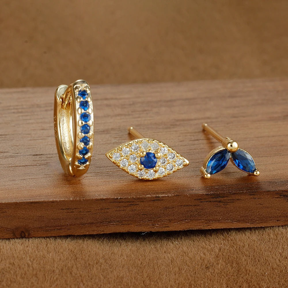 Wholesale Evil Eye Earring Set