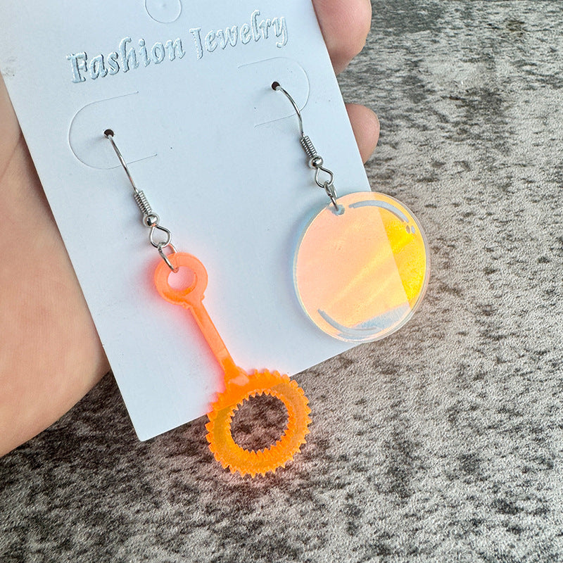 Wholesale Summer Bubble Water Bubble Acrylic Earrings