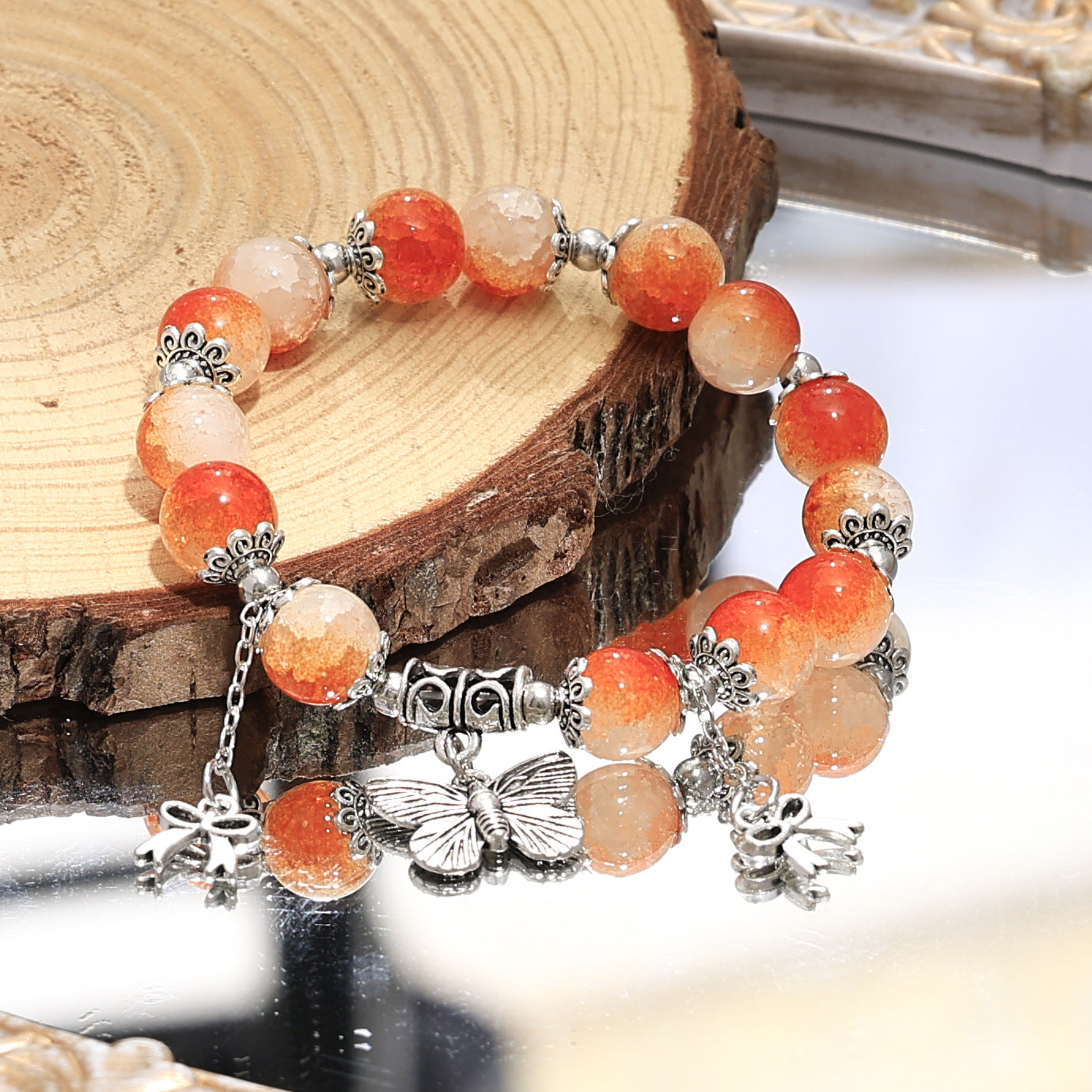 Wholesale  ethnic style beaded bracelet crystal bracelet