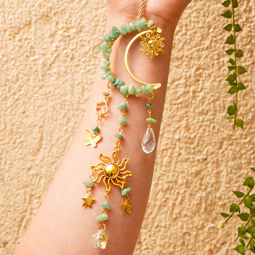 Wholesale Natural Crystal Gravel Sun Catcher Wind Chime ACC-WS-RongGuan002