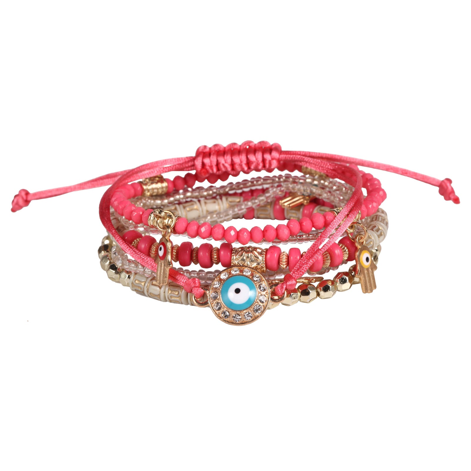 Wholesale Handmade Beaded Jewelry Evil Eye Bracelet Multi-layered Bracelet Beaded Bracelets ACC-BT-XinY002