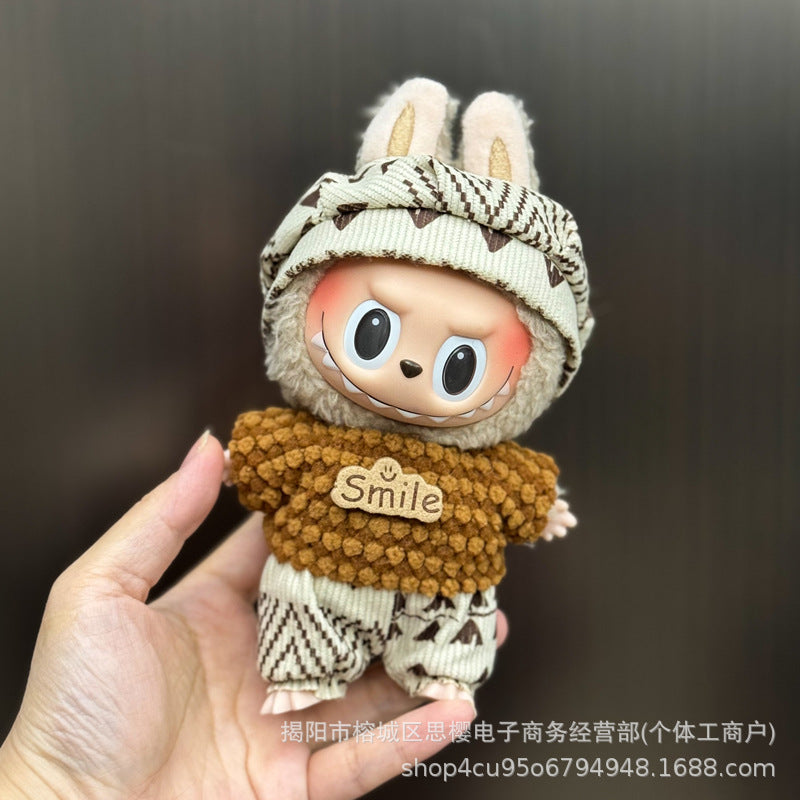Wholesale Cute cartoon doll clothes set toy