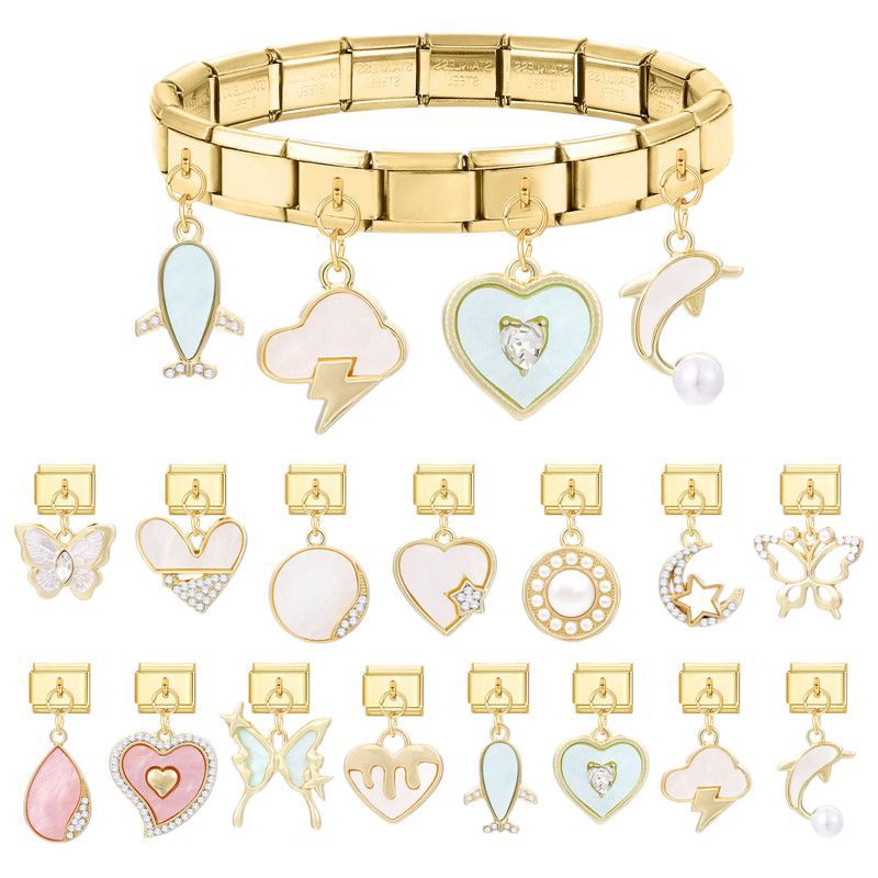 Wholesale Pendant DIY Italian Bracelet Module Accessories