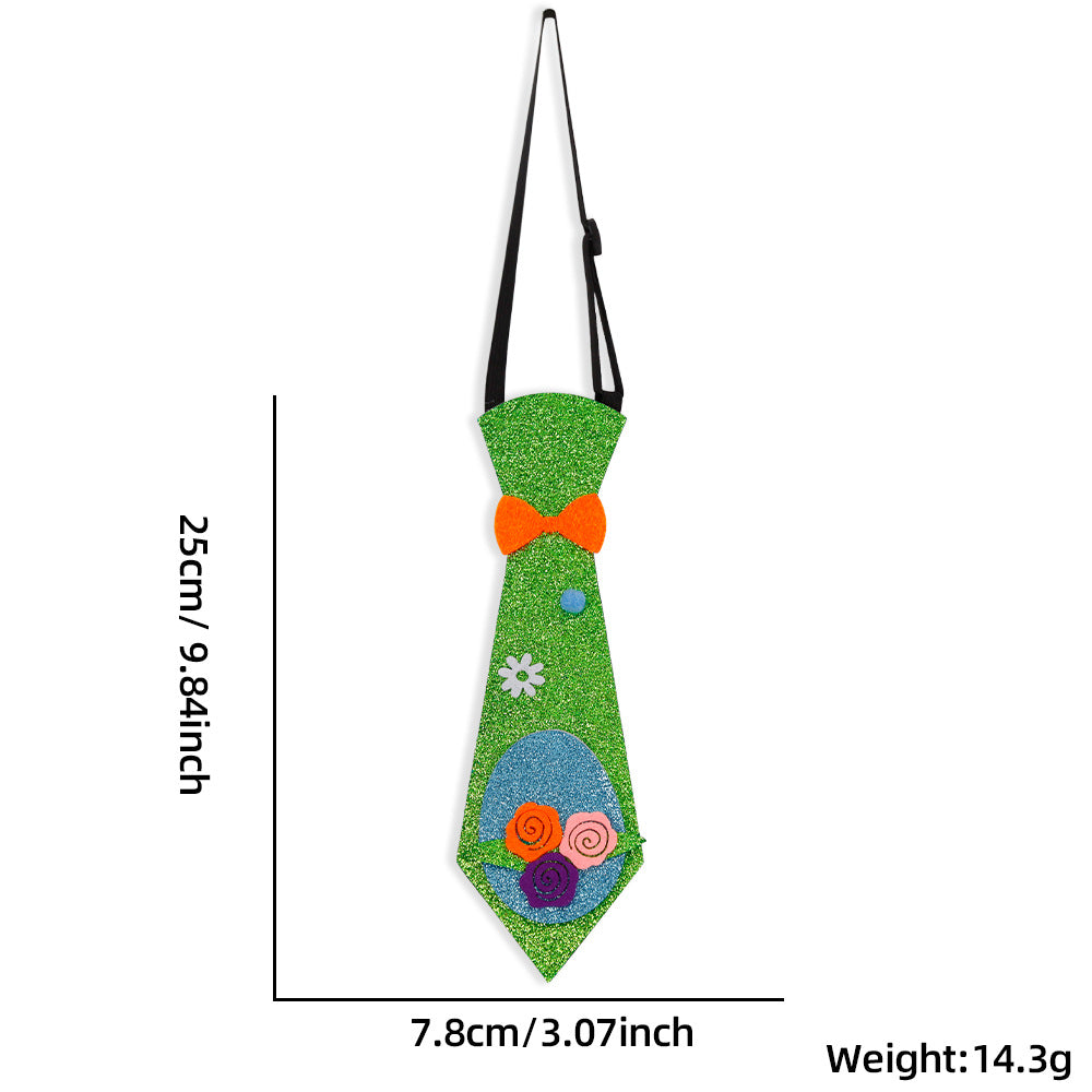 Wholesale Easter tie cartoon rabbit egg bow tie  decoration