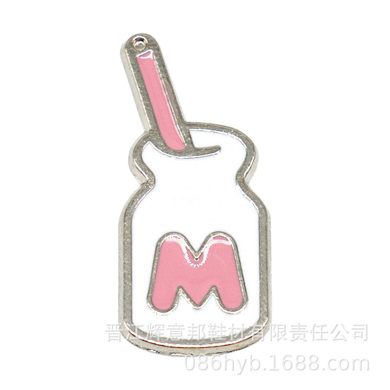 Wholesale Sweet Pink Princess Diamond Shoe Buckle Metal Charm Decorative Fashion Accessory For Sandals Gift Boutique Resale