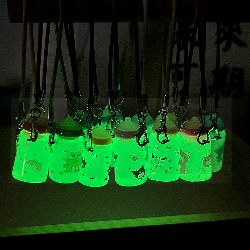 Wholesale Cute cartoon mini bottle pendant doll accessories