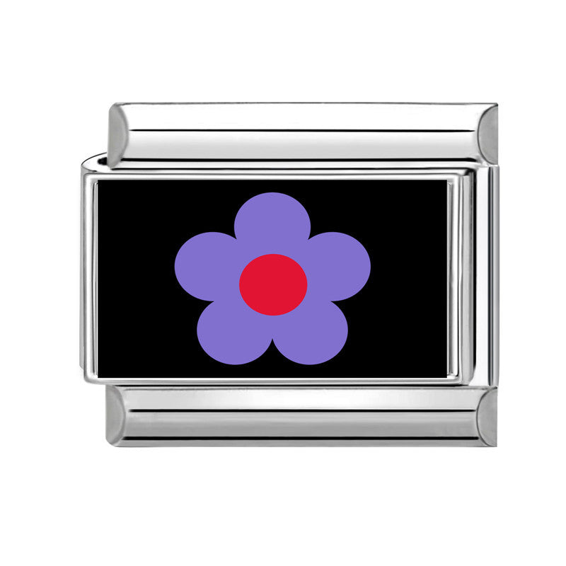 Wholesale Stainless Steel DIY Flower Charm Bracelet,  Fashion Jewelry Accessory for Everyday Wear