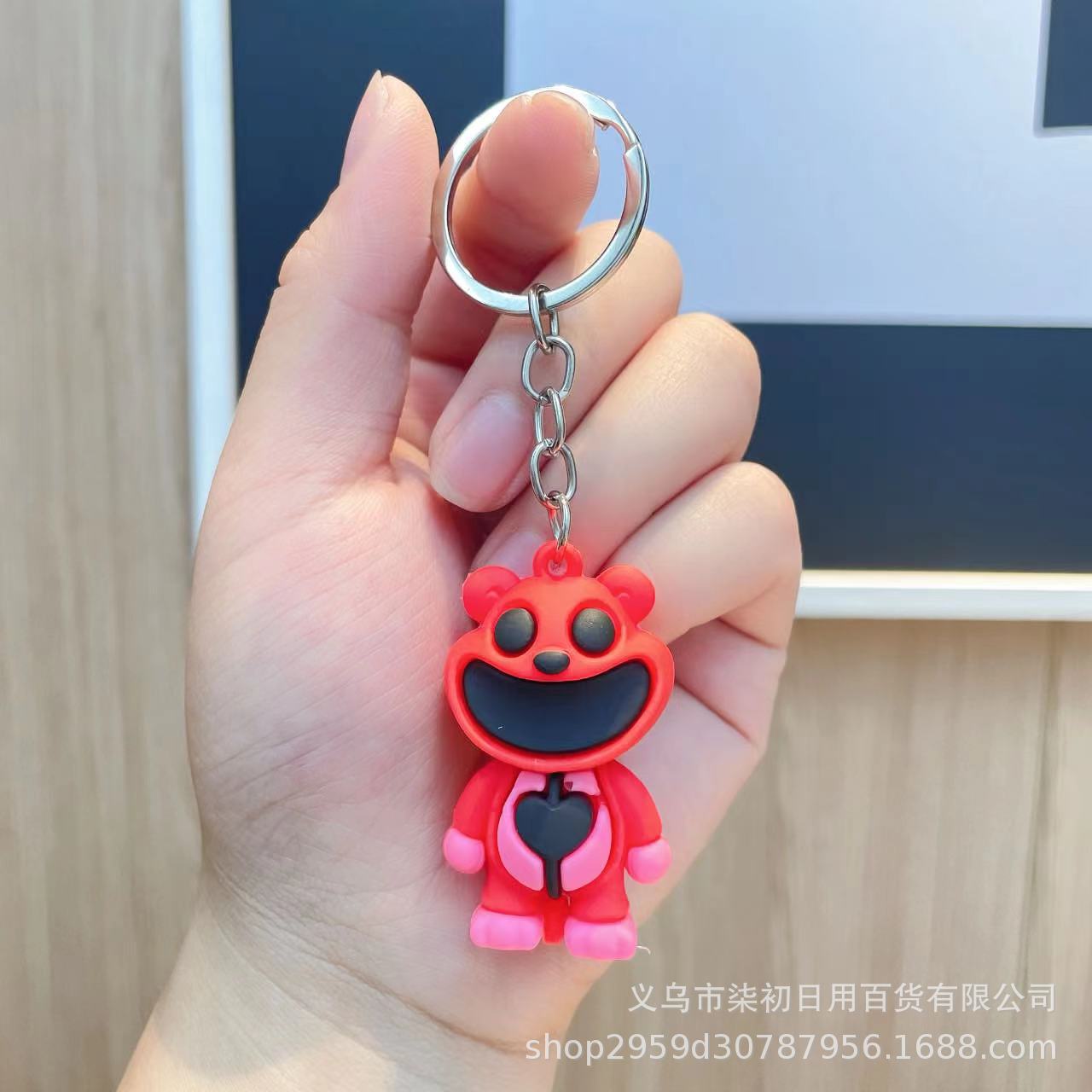 Wholesale Cartoon Cute Silicone Keychains ACC-KC-Qichu005