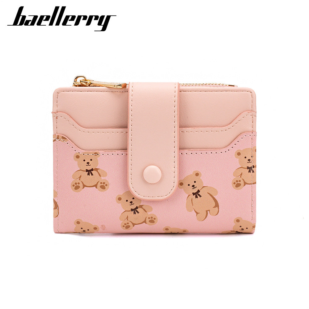 Wholesale  Short baellerry Cute Multi-card Wallet