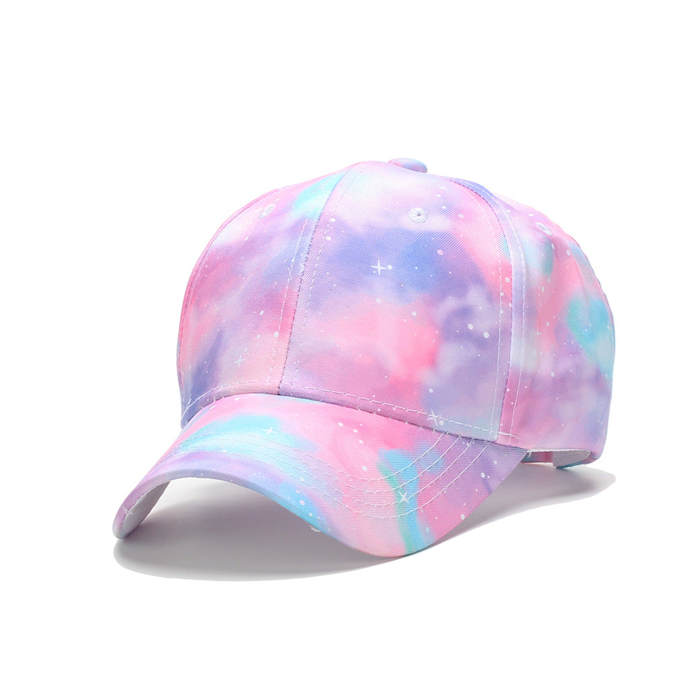 Wholesale Children's Colorful Tie-dye Hats Breathable Baseball Caps Kids Hat ACC-KH-JingHong002
