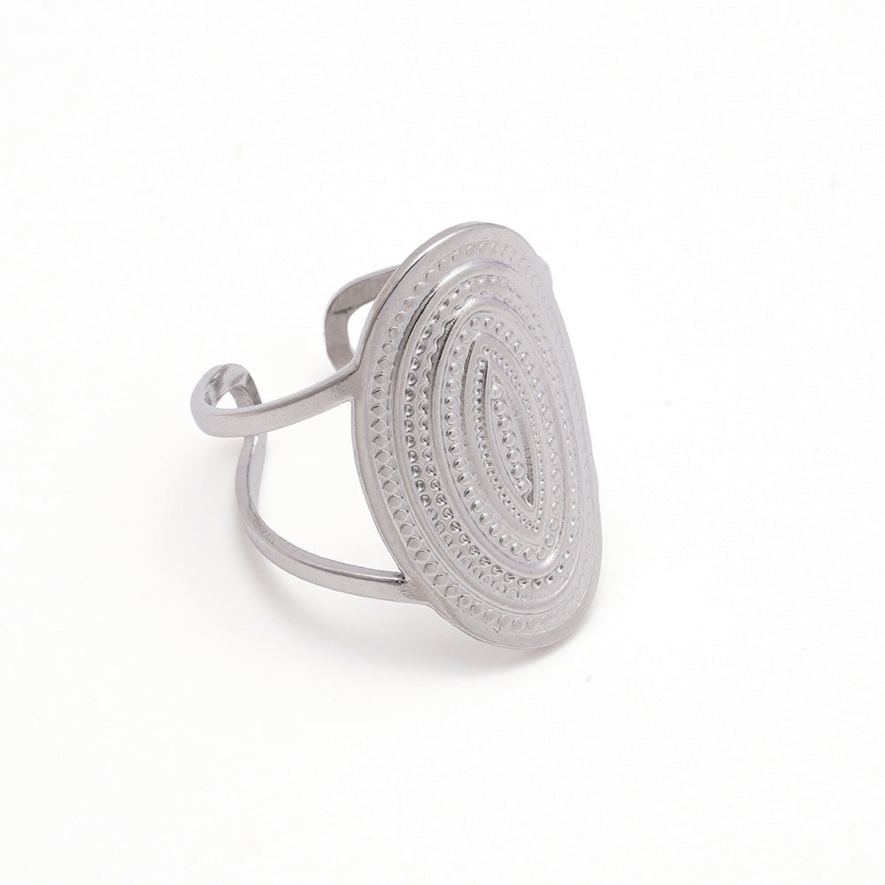 Wholesale Minimalist Open Ring,  304 Stainless Steel,  Stylish Everyday Wear Jewelry Accessory for Boutique Resale
