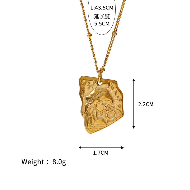 Wholesale  Stainless Steel Plated 18k Color Necklace