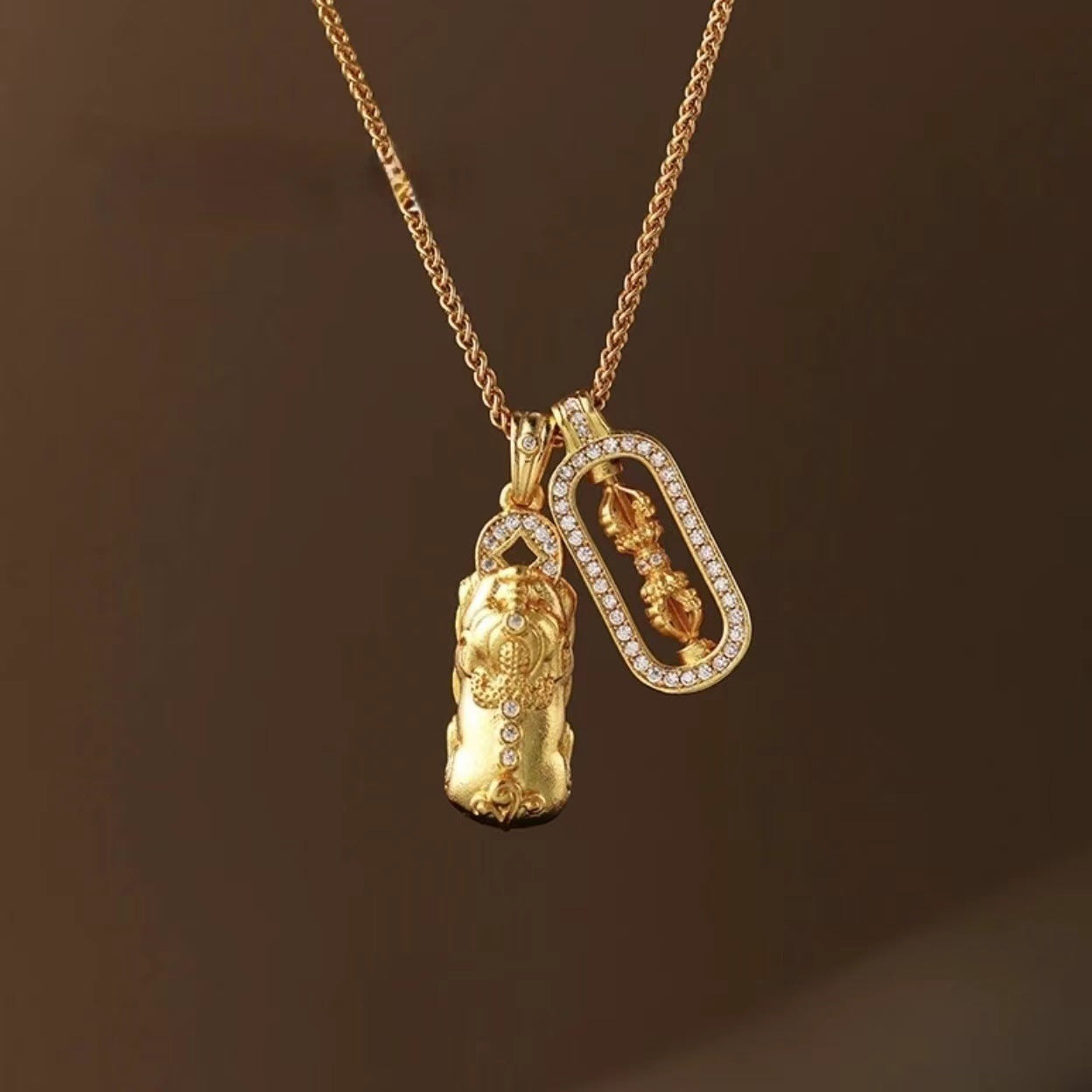 Wholesale S925 silver diamond vintage necklace