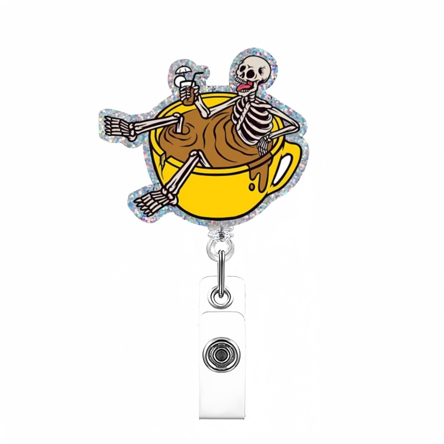 Wholesale  Ghost Badge Reels Keychains