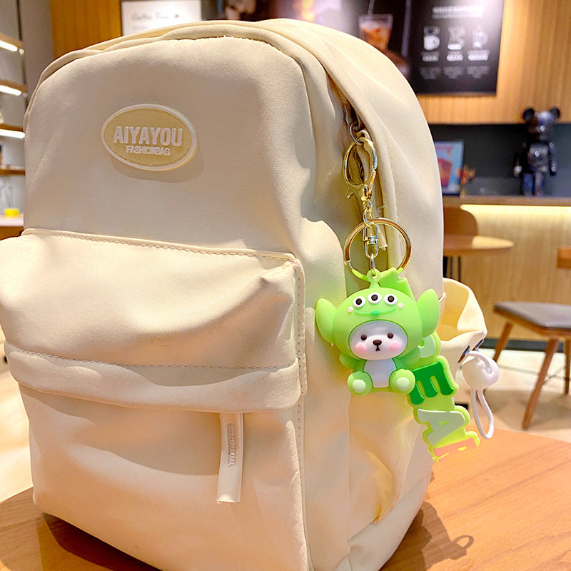 Wholesale Cartoon Cute Silicone Keychains ACCVIP-KC-HongLei001