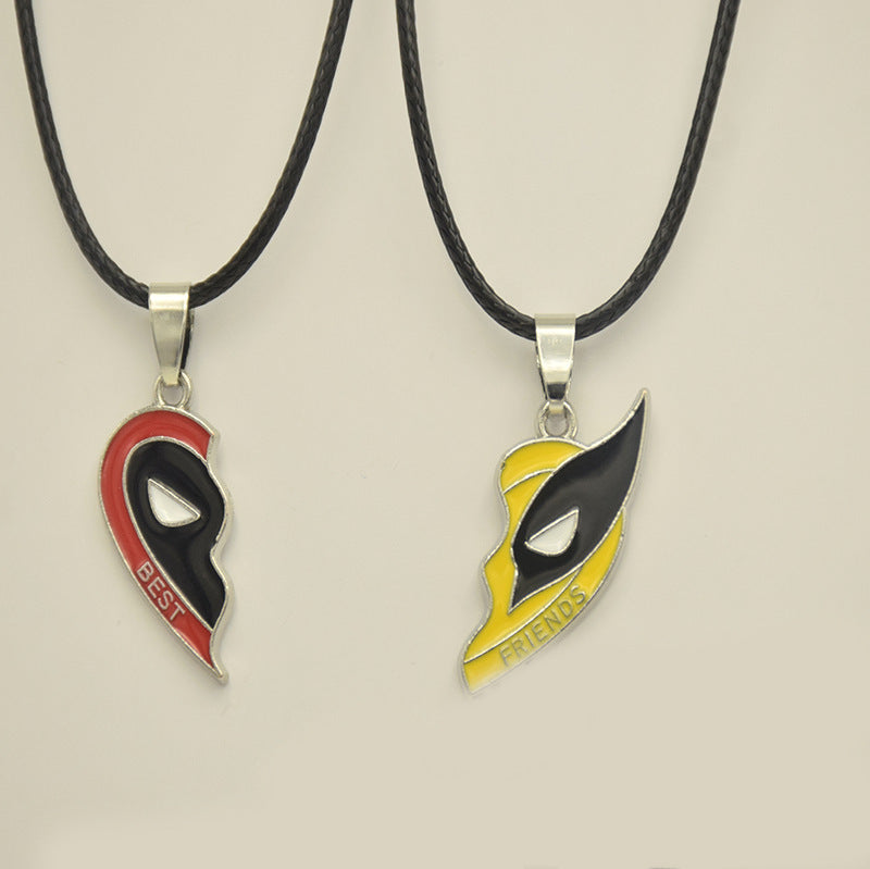 Wholesale Best Friends Alloy Keychain Necklace Earrings ACCVIP-KC-DuYao001