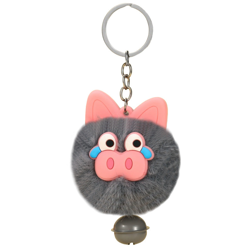 Wholesale Plush cute piggy keychain