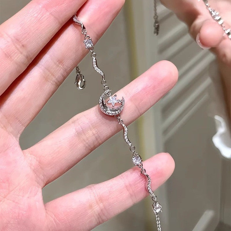 Wholesale Star Moon Zircon Bracelet