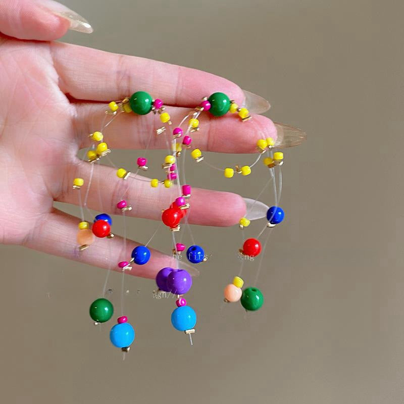 Wholesale  Sunflower Earrings Exaggerated Earrings