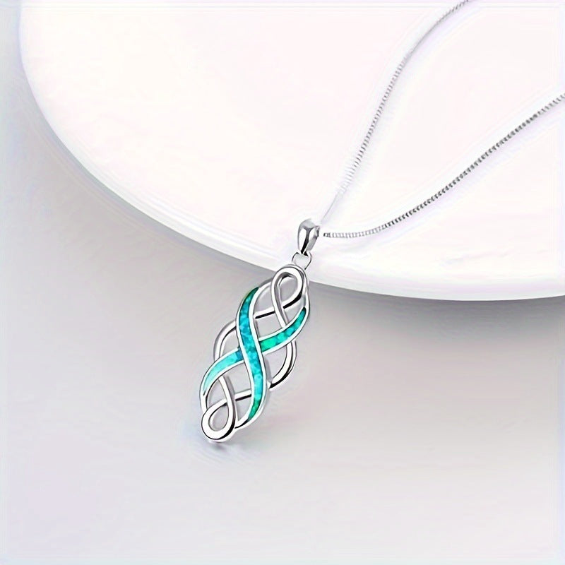 Wholesale Irish Celtic Knot Opal Necklace ACC-NE-XunOu002