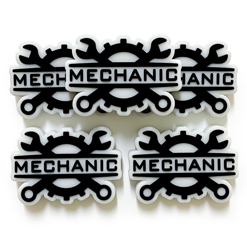 Wholesale 10pcs Cartoon Technician Repair Focal Beads DIY Beading Accessories ACC-BDS-WDX125