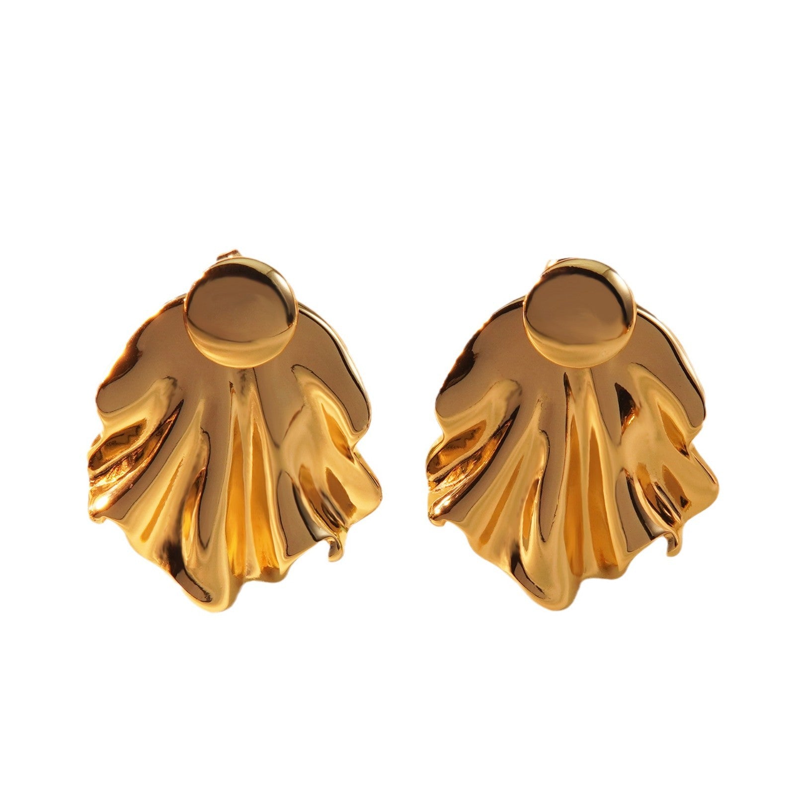 Wholesale light luxury  exaggerated earrings geometric stainless steelearrings