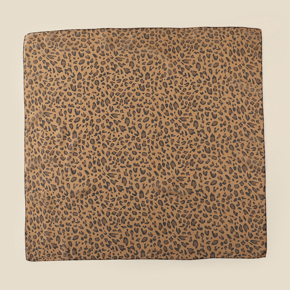 Wholesale Leopard print large square scarf