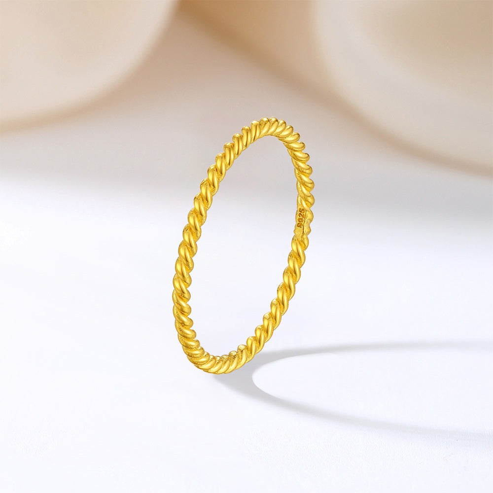 Wholesale S925 Silver Twist Ring
