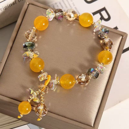 Wholesale Crystal Aquamarine Bracelet,  Niche Design,  Fashion Accessory,  Gift
