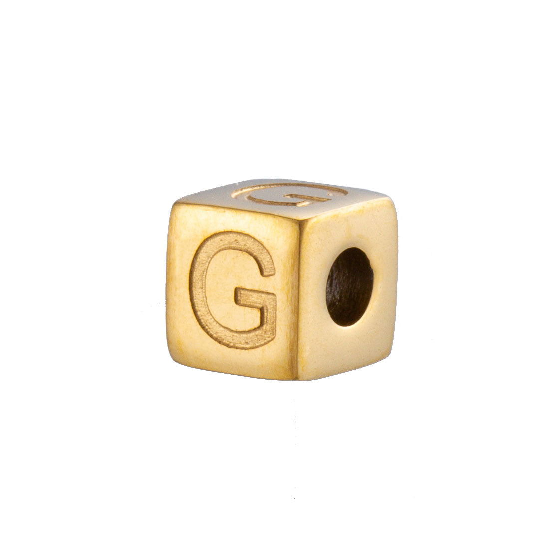 Wholesale 26 English Alphabet Accessories Geometric Stainless Steel Gold Sugar Jewelry Accessories