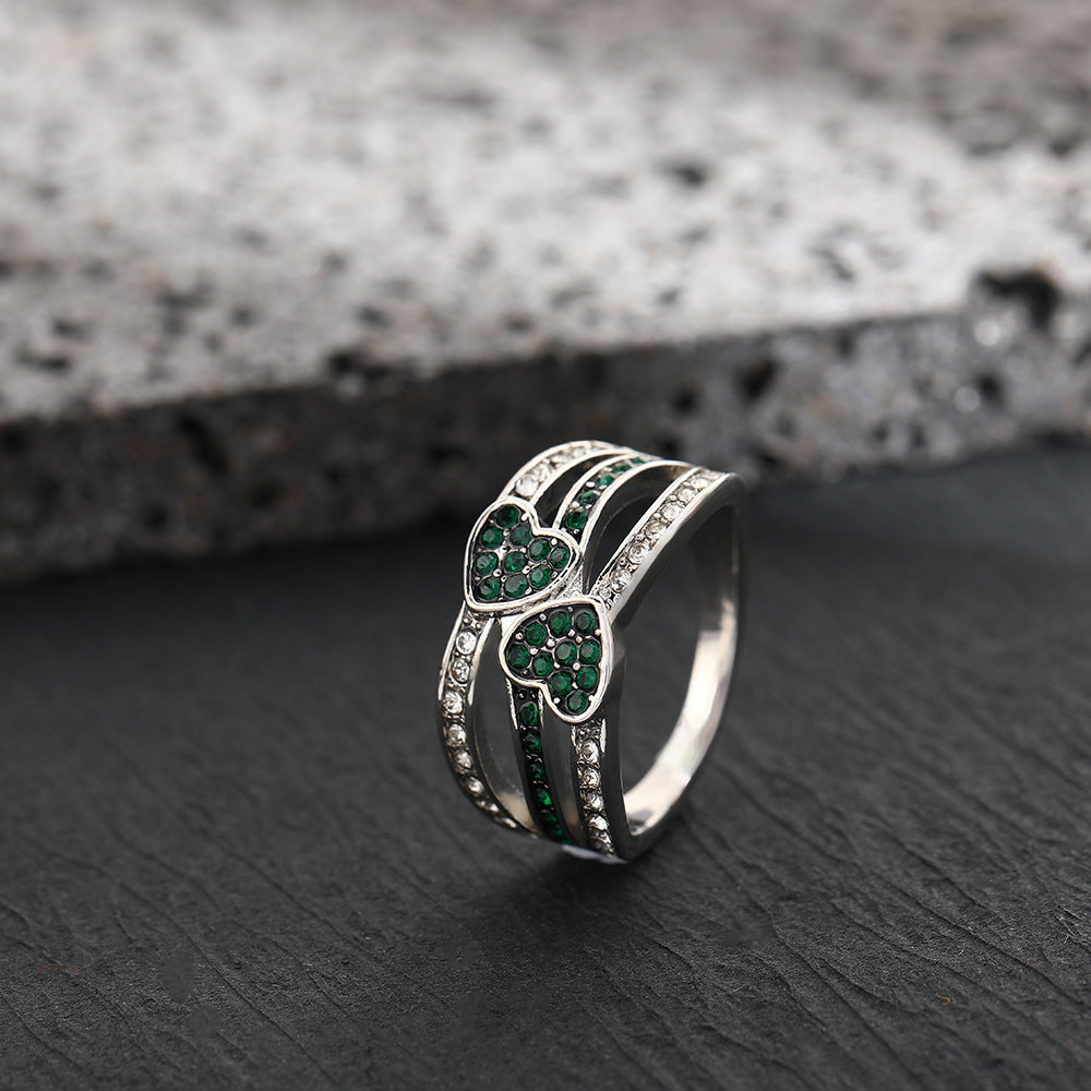 Wholesale Diamond Heart Ring ACC-RS-Yudie015