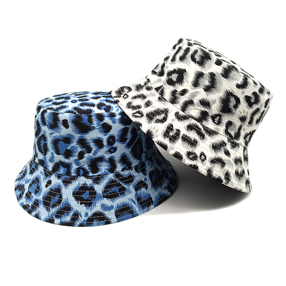 Wholesale  leopard print  basin hat bucket hat